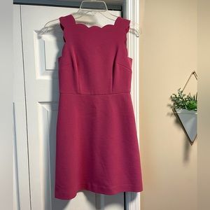 LOFT Scalloped Edge Dress